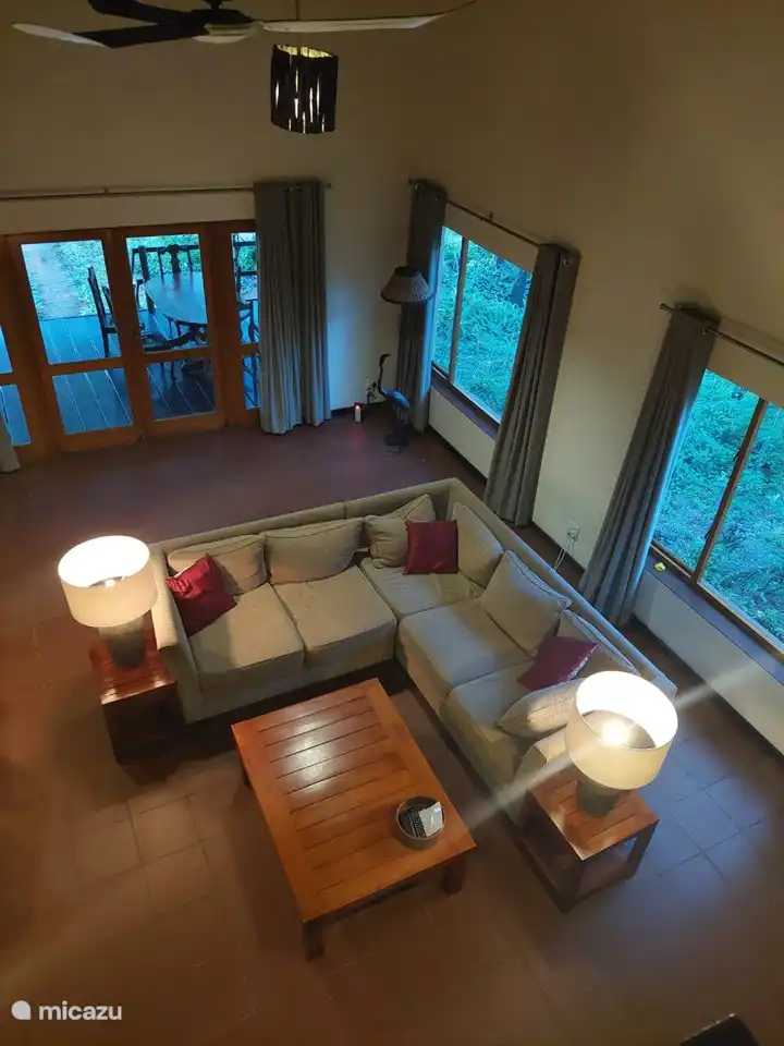 Sala de estar Tambotie vista desde arriba