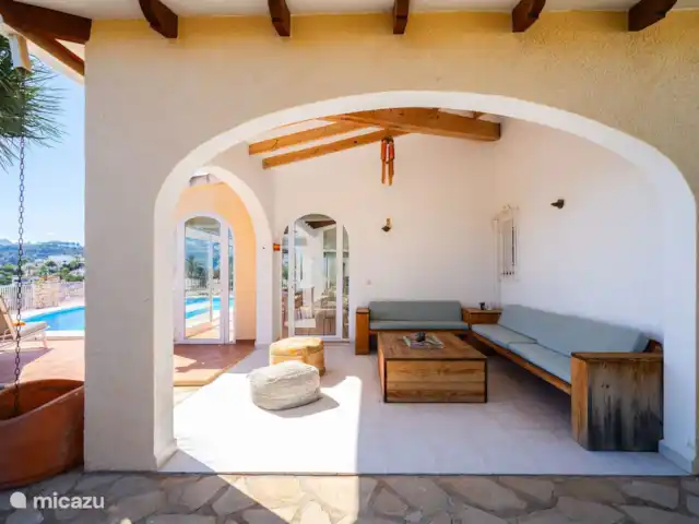 Villa Annamar | Moraire | 6 personnes | Espagne, Costa Blanca, Moraira - villa La Villa Annamar à Moraira dispose d’un coin salon couvert près de la piscine privée