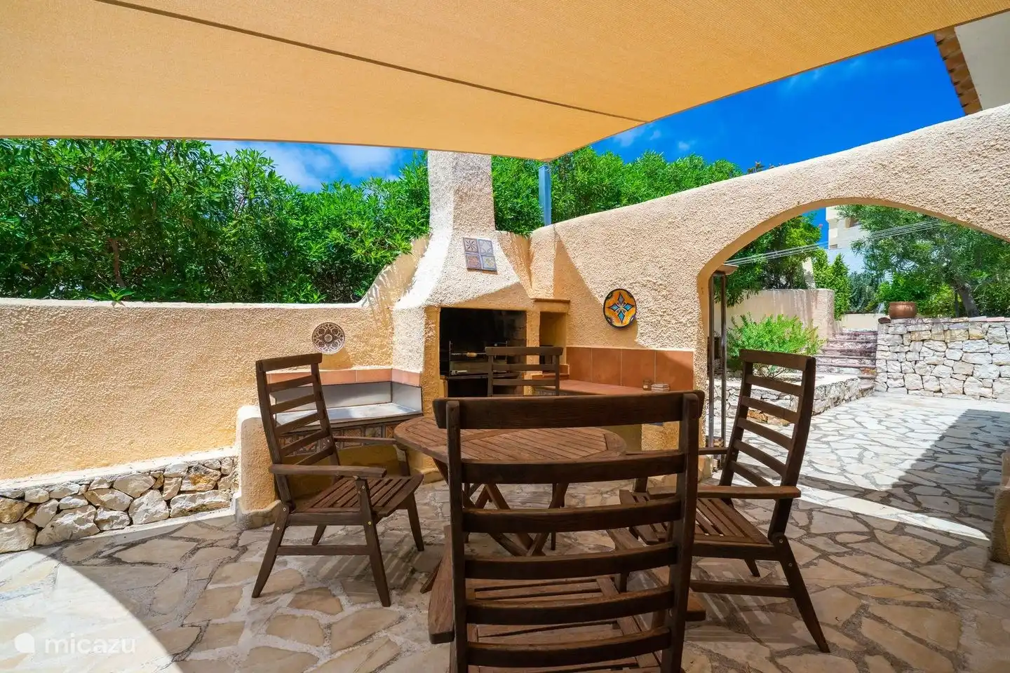 Der Grillplatz der Villa Annamar