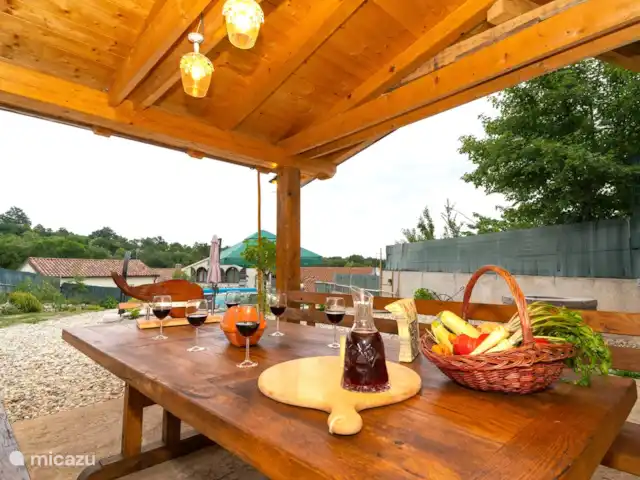 villa en Croacia, Kvarner, Opatija – Villa Salvia veranda