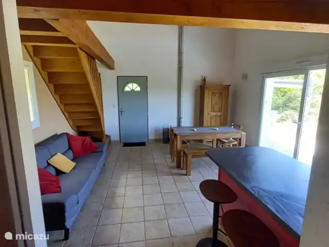 Location de Vacances France, Gard, Ponteils-et-Brésis, maison de vacances - Vacances Cévennes Rez-de-chaussée- salon.
