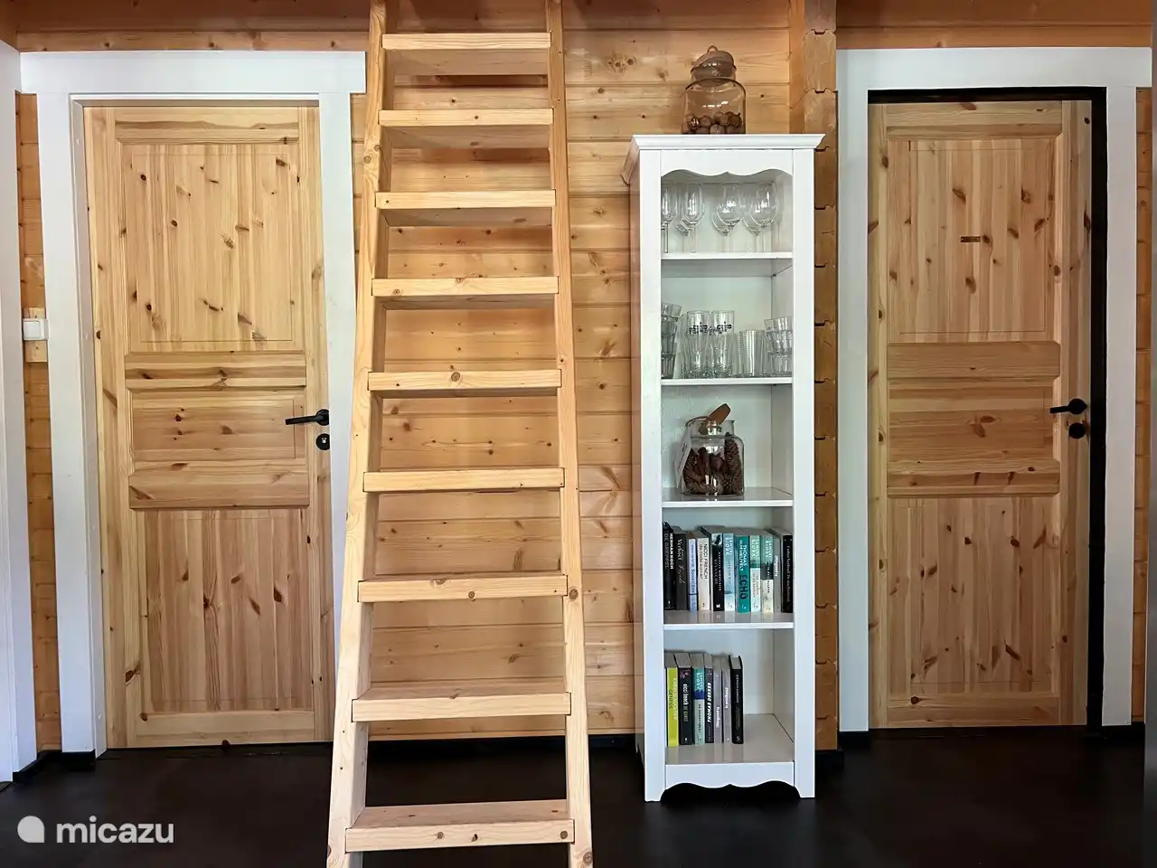 Treppe zum „Krähennest“