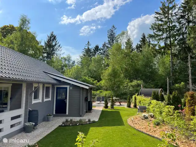Boshuis De Dollenburcht | Pays-Bas, Drenthe, Spier - bungalow Jardin tout autour