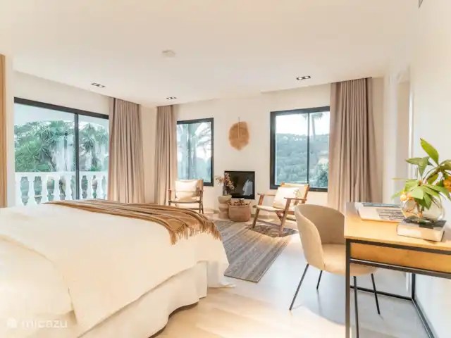 Villa La Palma | Espagne, Costa Blanca, Jávea - villa chambre avec cheminée