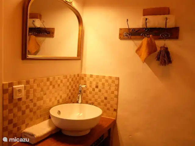 Location de Vacances France, Lot-et-Garonne, Penne d'Agenais, gîte / cottage - Gîte 'Le Pigeonnier' Salle de bain récemment rénovée