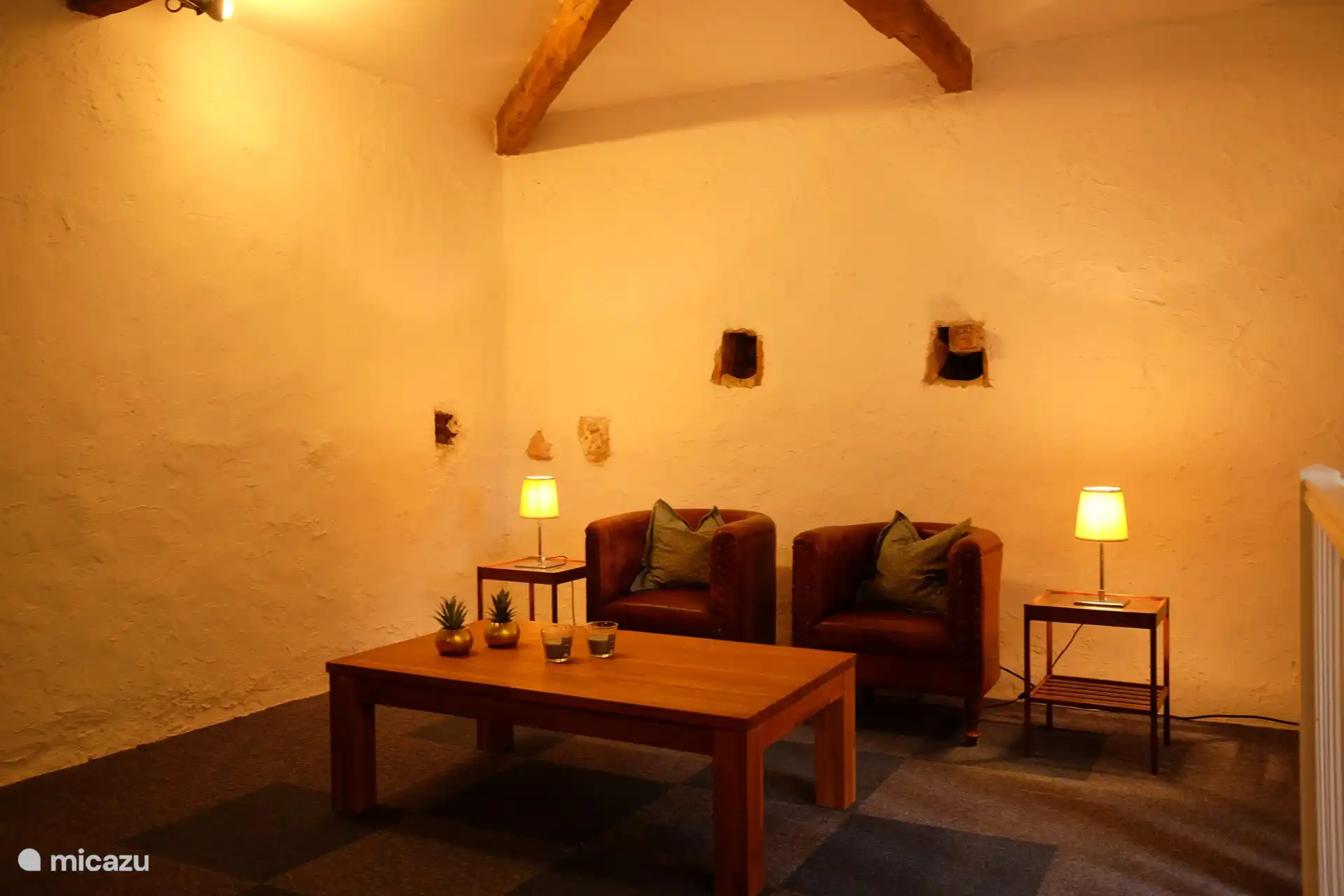 Relaxing in the dovecote