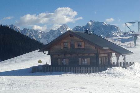 The mountain hut near the Dreiländereck