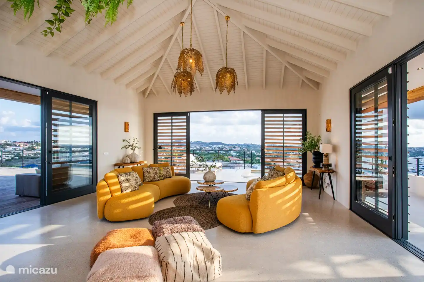 Living room with again beautiful views