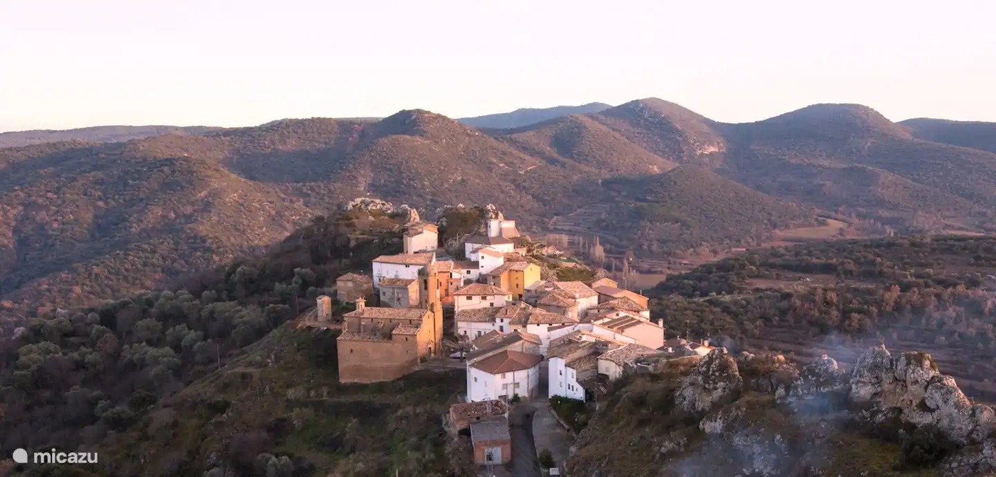 Juseu, an authentic mountain village at an altitude of 800 meters in the foothills of the Spanish Pyrenees.