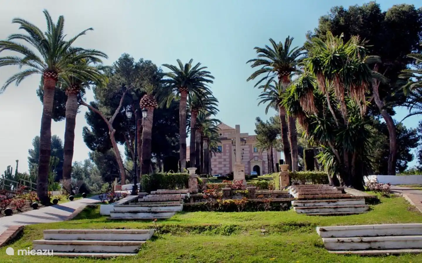 Church and park in Motril