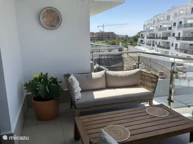 appartement huren in Spanje, Costa del Sol, Motril – Aguacate beach golf apartment Terras/balkon
