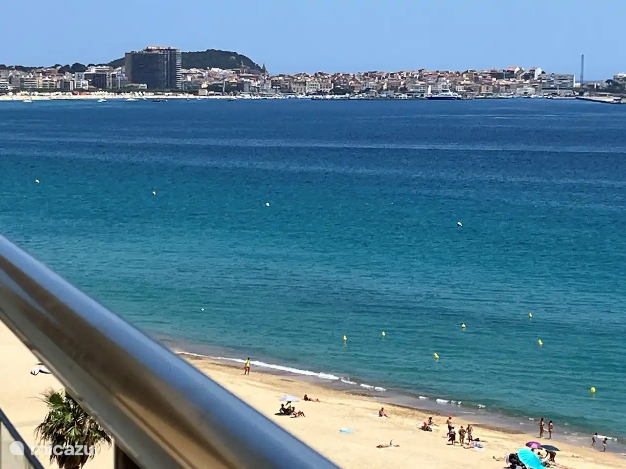vue sur Palamos depuis la terrasse