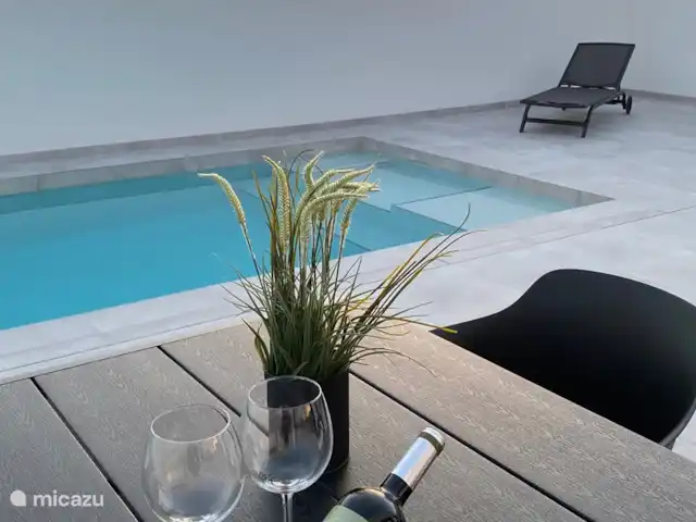 Location de Vacances Espagne, Costa Cálida, Mazarrón, villa - Casa Demi Adore Grande terrasse avec piscine..