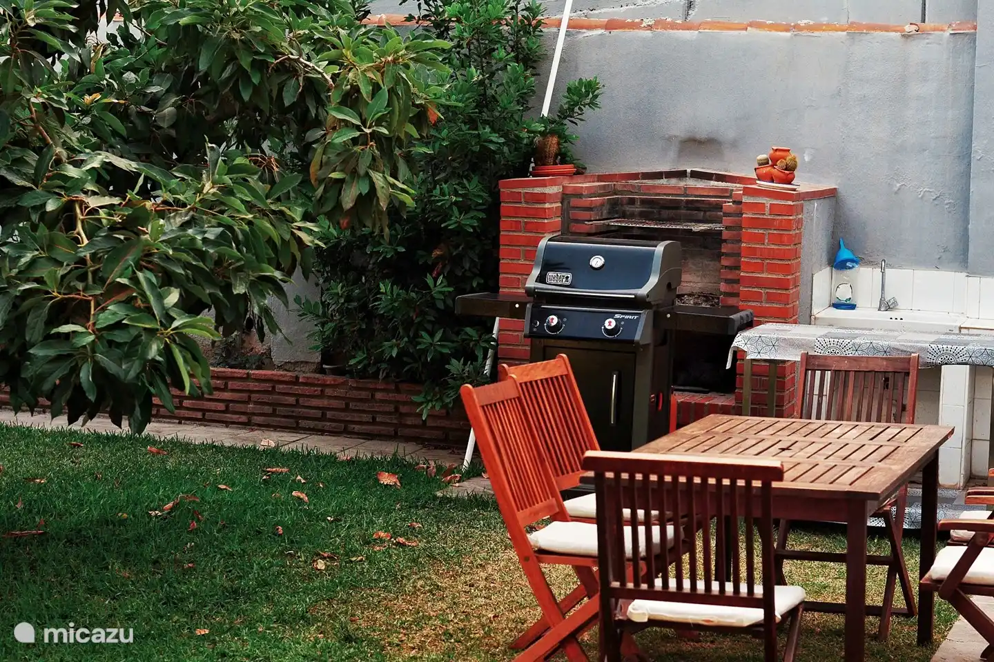 Un barbecue dans le jardin est possible