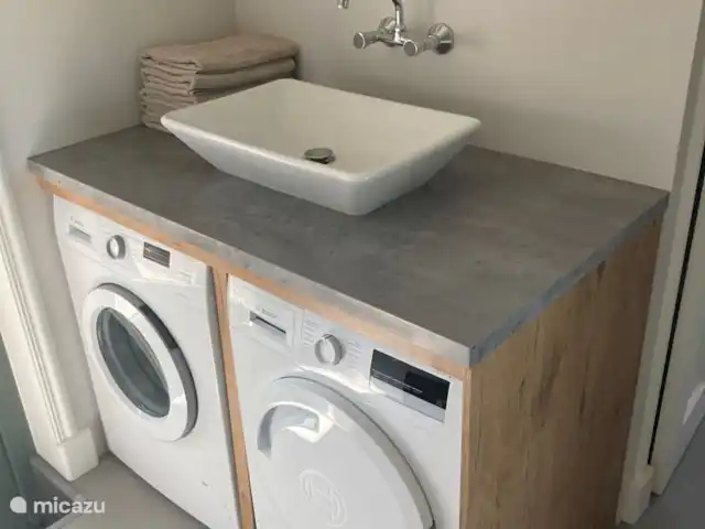 Lyts Bratte | Pays-Bas, Frise, Gaastmeer - maison de vacances Machine à laver et sèche-linge