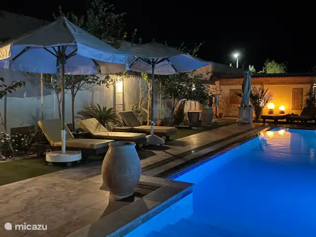 Voir Villa Appartements 2pers chalet | Égypte, Mer Rouge , Hurghada - chalet Chalet de nuit