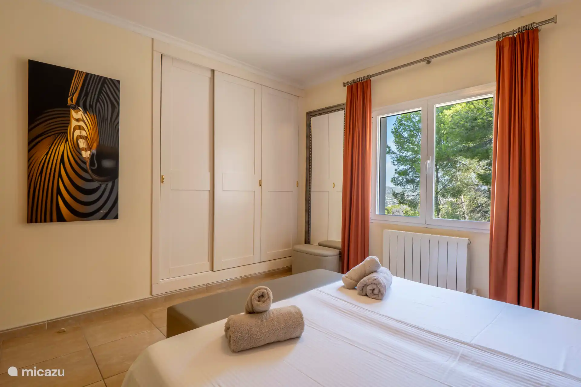 Bedroom 1 with closet space