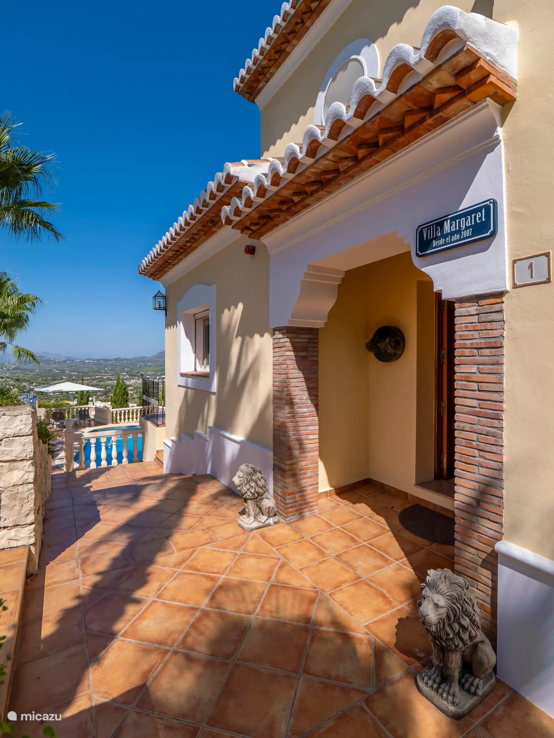 Entrance of Villa Margaret