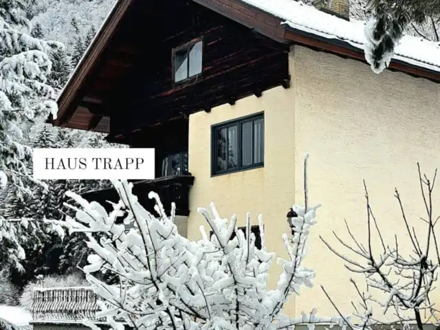 Casa Trapp en Austria, Carintia, Rangersdorf - villa En invierno es una estampa preciosa
