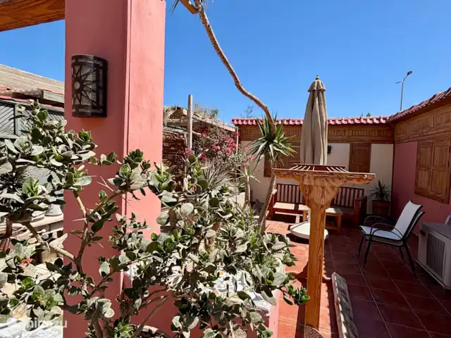 Voir Villa Appartements 4 pers chalet | Égypte, Mer Rouge , Hurghada - chalet terrasse