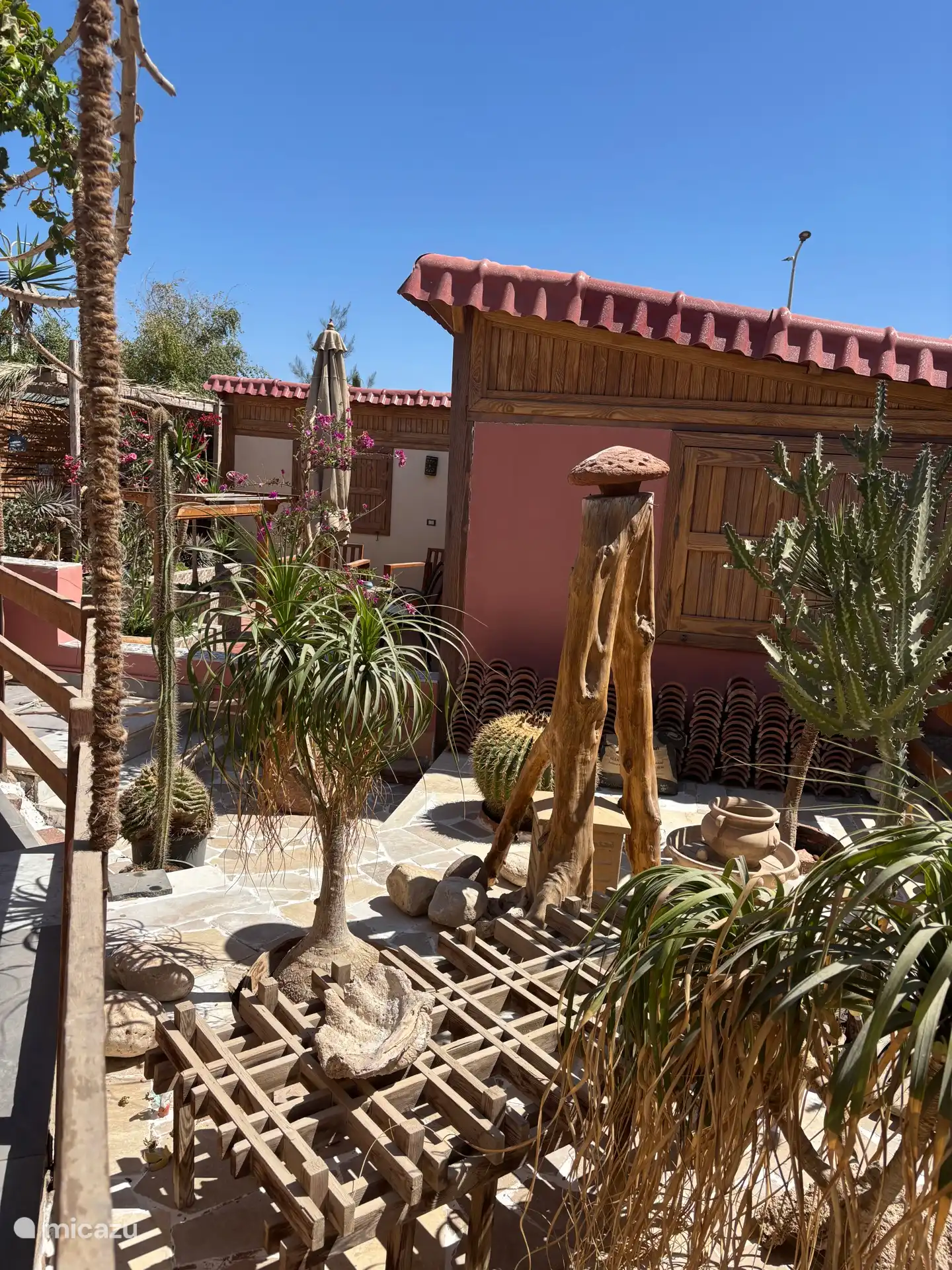 The chalet from the side