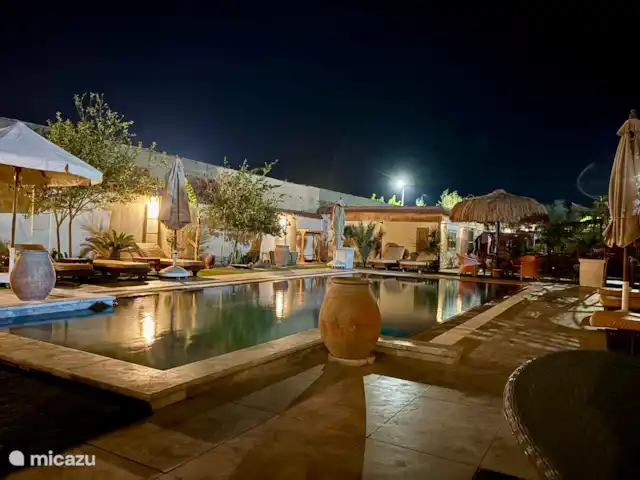 Voir Villa Appartements 4 pers chalet | Égypte, Mer Rouge , Hurghada - chalet Ambiance de soirée