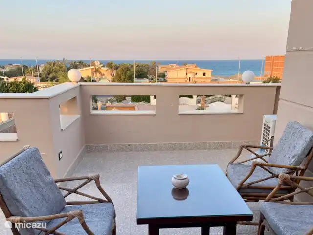View Villa App 4pers toit app. | Égypte, Mer Rouge , Hurghada - penthouse Siège sur le toit-terrasse