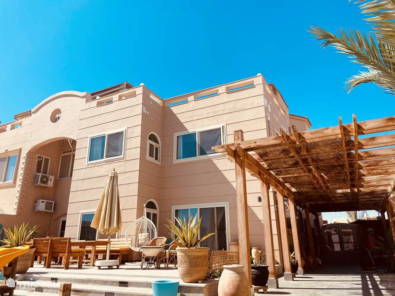 Vakantiehuis Egypte, Rode Zee, Hurghada Penthouse View Villa Apartments 4pers dak app.