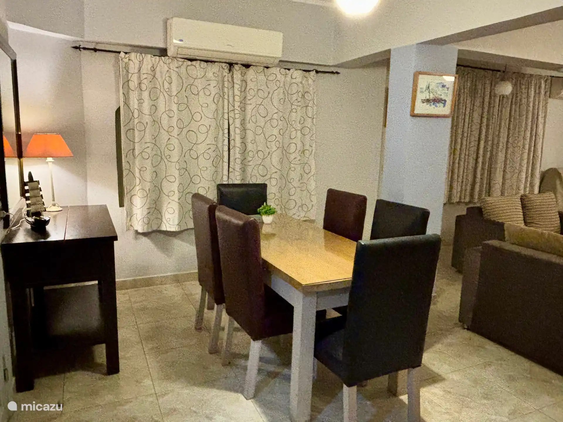 Dining area living room 