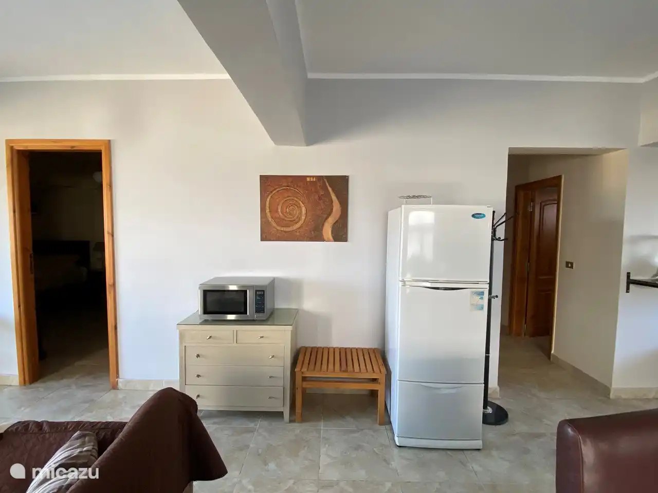 Refrigerator and microwave