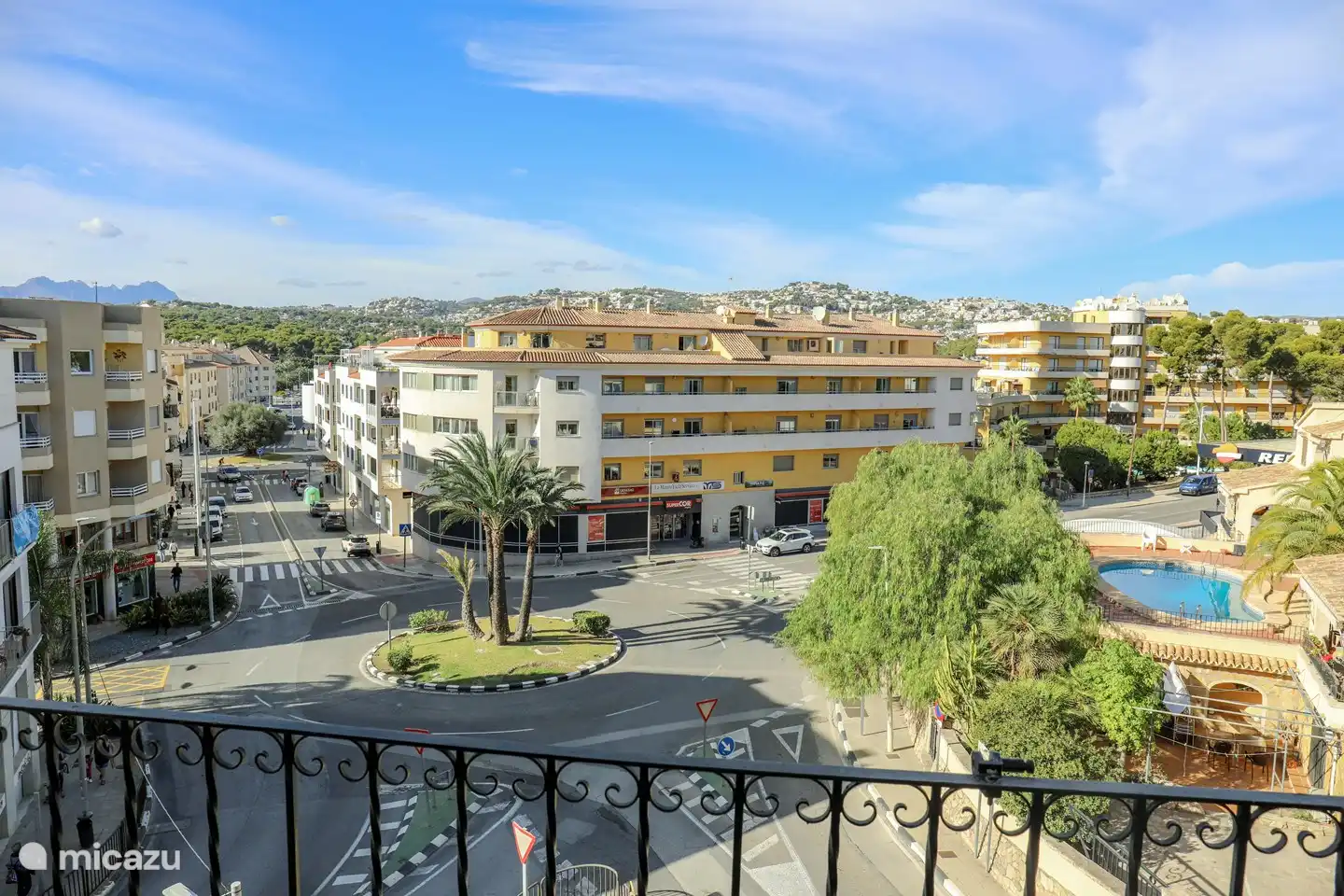 Ausblick von Ihrem Balkon