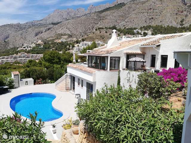 Parcs d'attractions, Espagne, Costa Blanca, Altea, villa Grande villa de luxe avec piscine privée.