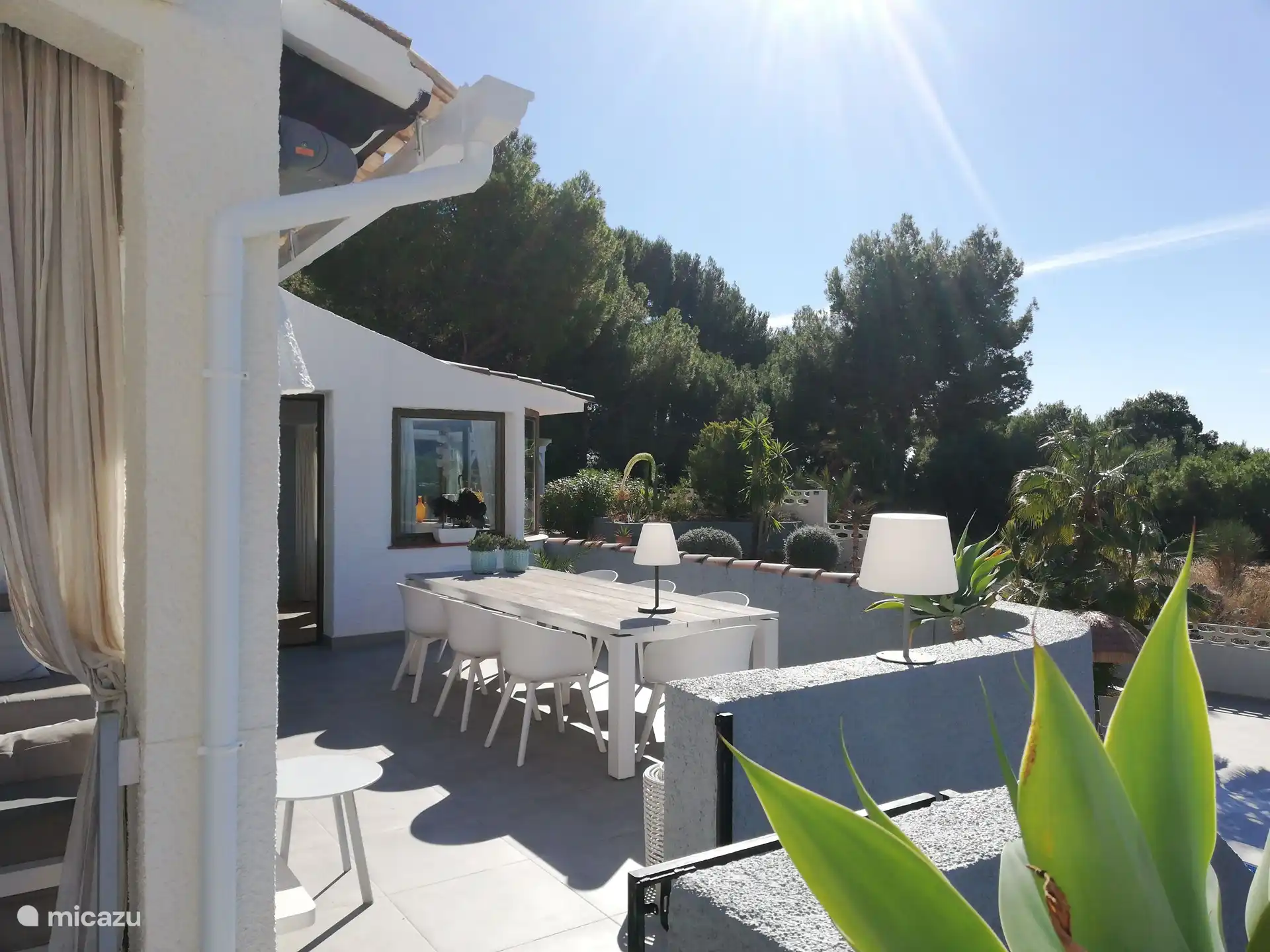 salon terrasse à l'étage