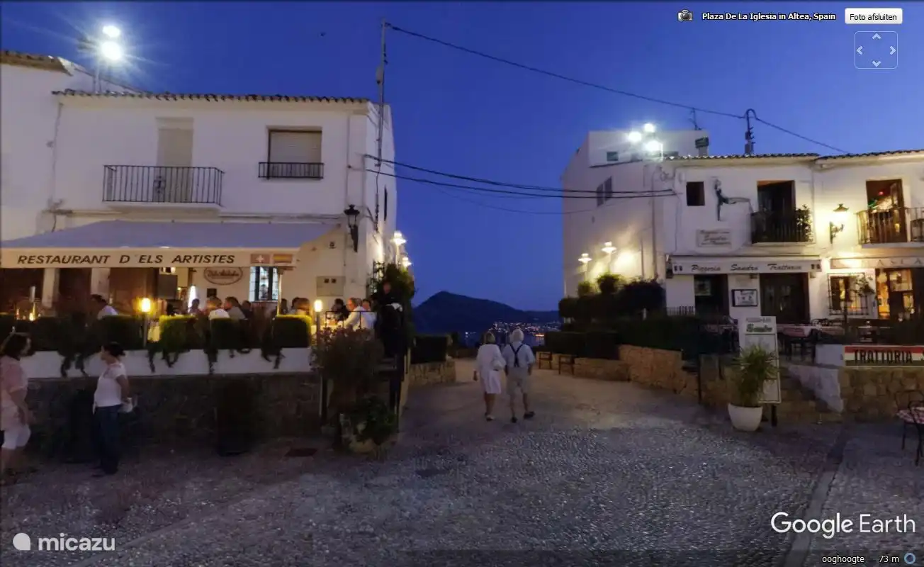 Old Altea avec de belles vues et de nombreux restaurants.