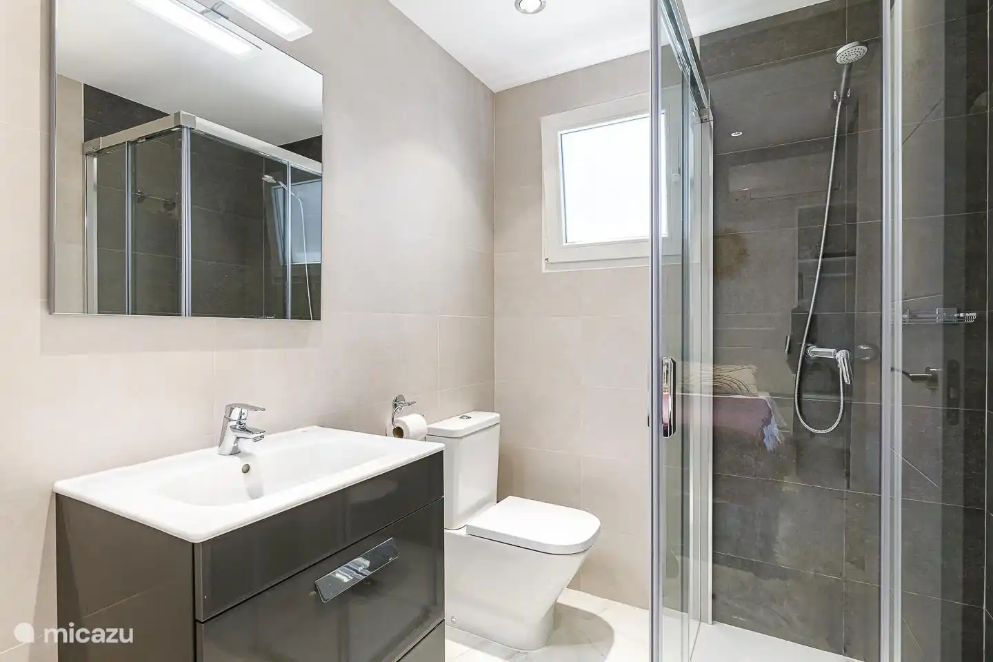 Ensuite bathroom at rear bedroom 