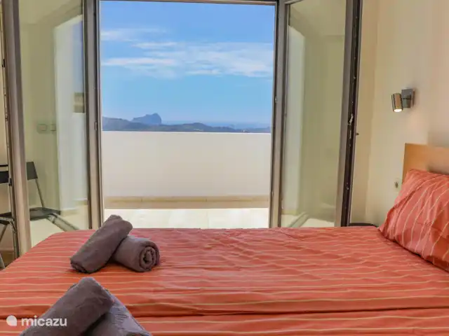 Casa Evita en España, Costa Blanca, Benissa - casa vacacional Una hermosa vista desde tu dormitorio.