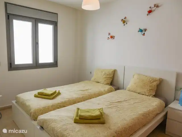 Casa Evita en España, Costa Blanca, Benissa - casa vacacional Dormitorio con dos camas individuales
