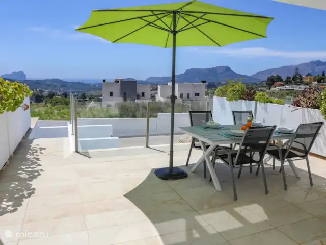 Casa Evita en España, Costa Blanca, Benissa - casa vacacional La vista desde el balcón de Casa Evita