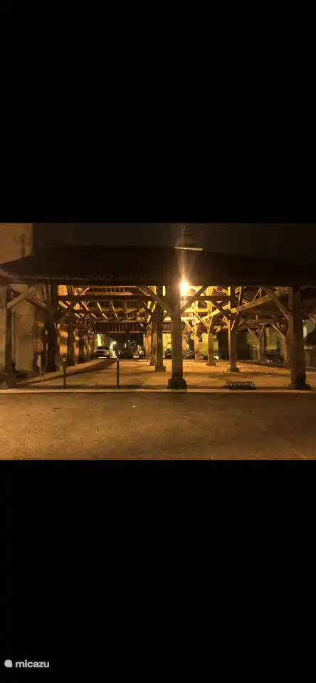 Market hall in the evening