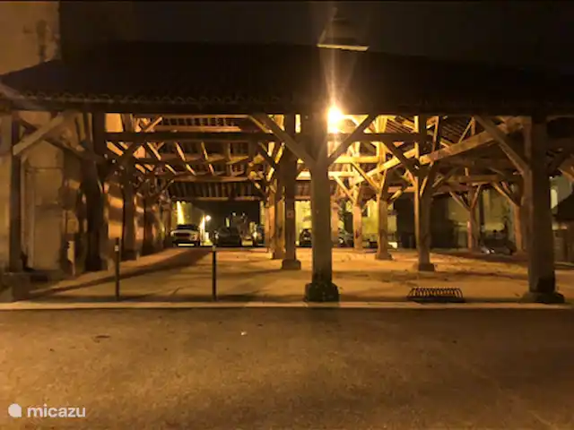 Gîte Marche | France, Haute-Saône, Vauvillers - appartement Halle le soir
