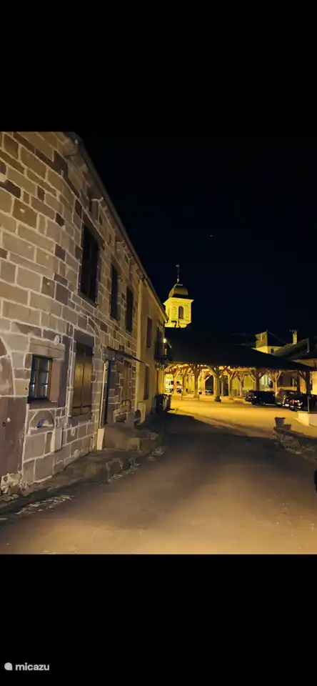 Old streets of Vauvillers in the evening