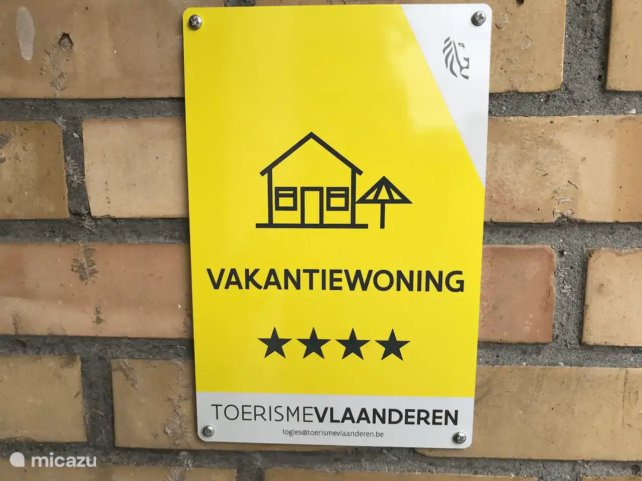 Reconocimiento flamenco como casa de vacaciones de 4 estrellas con licencia completa