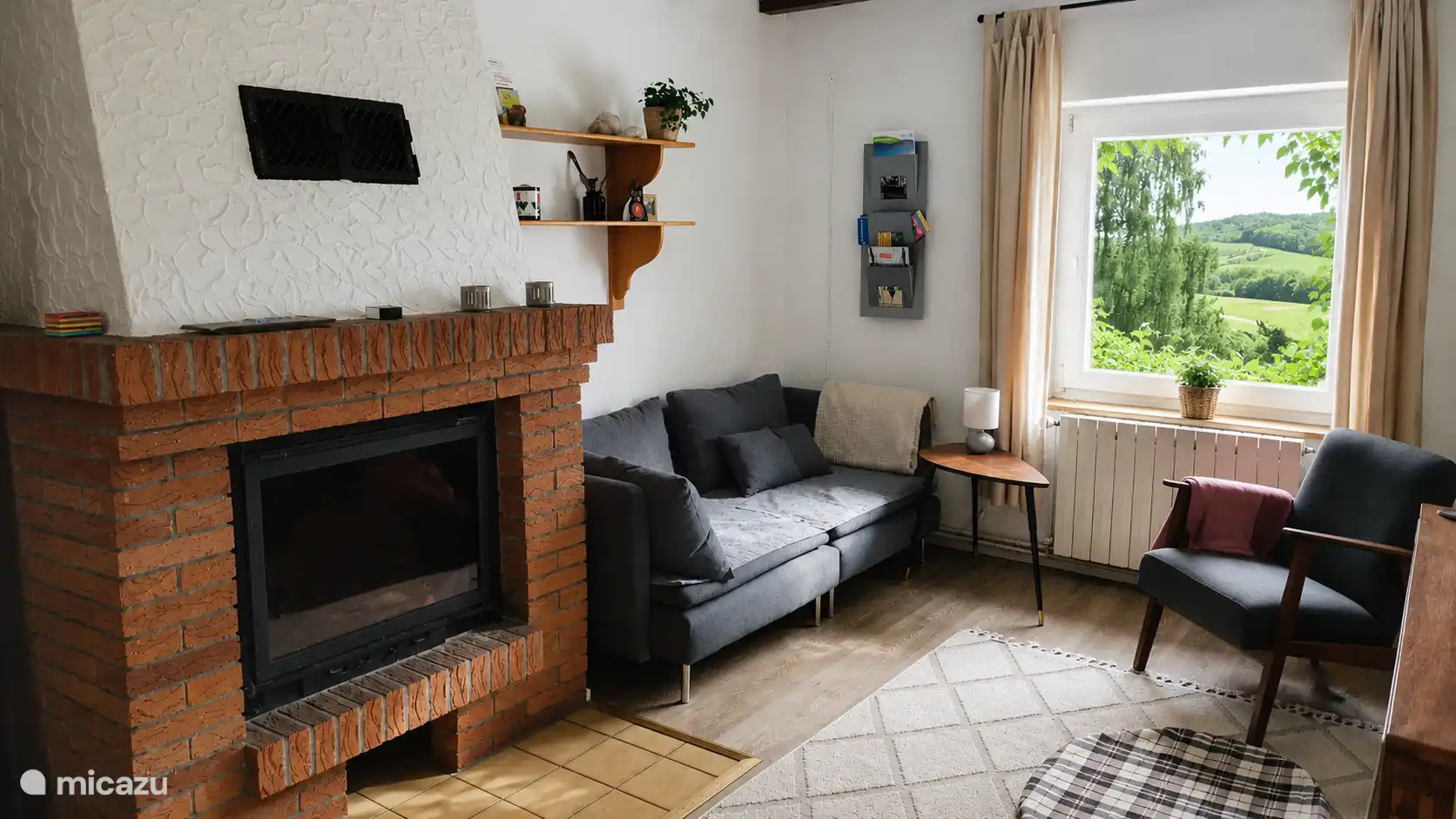 Heerlijke loungebank om bij te komen na de wandeling. Of gewoon tijd voor een goed boek.