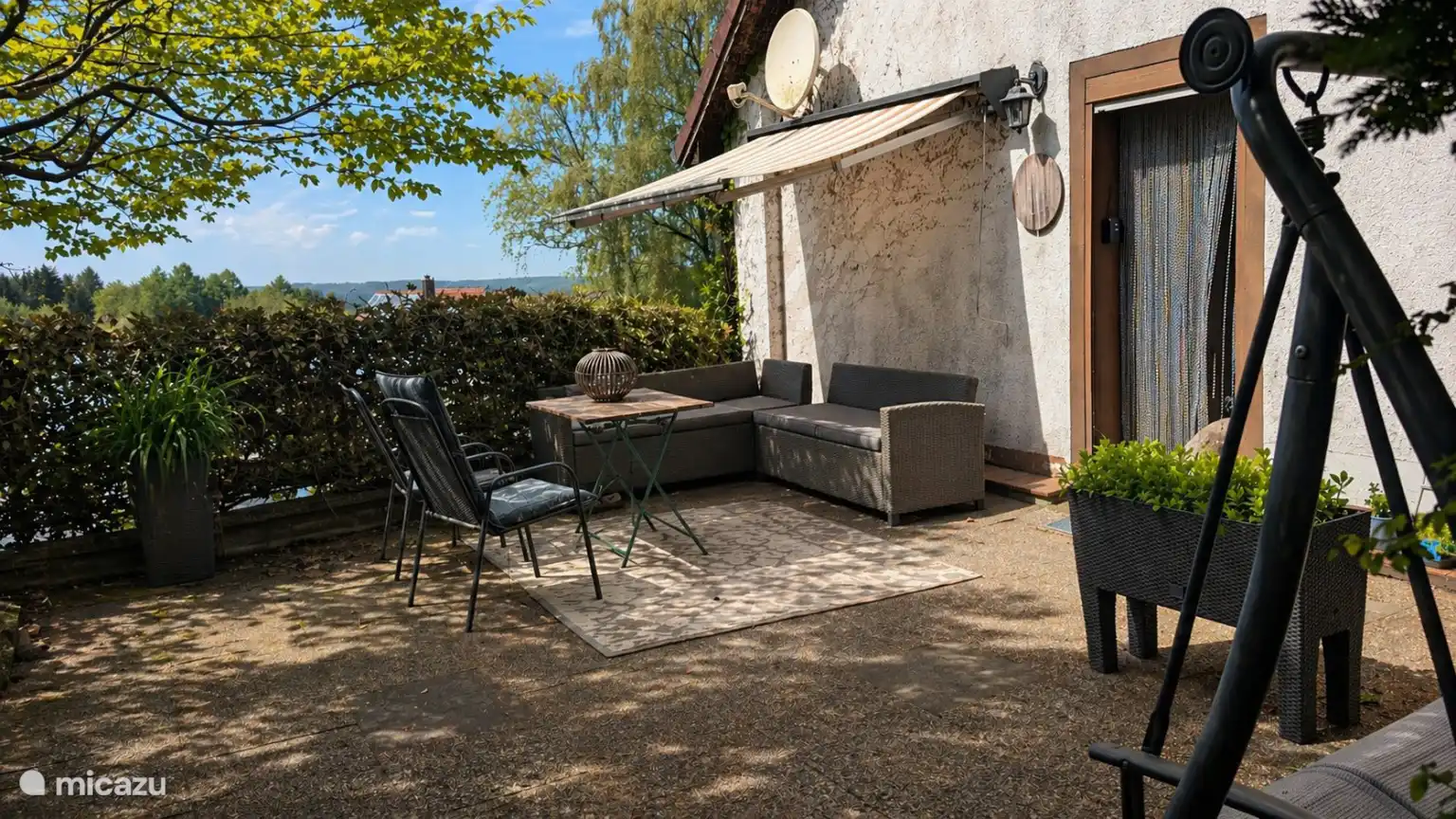 Terraza para relajarse 