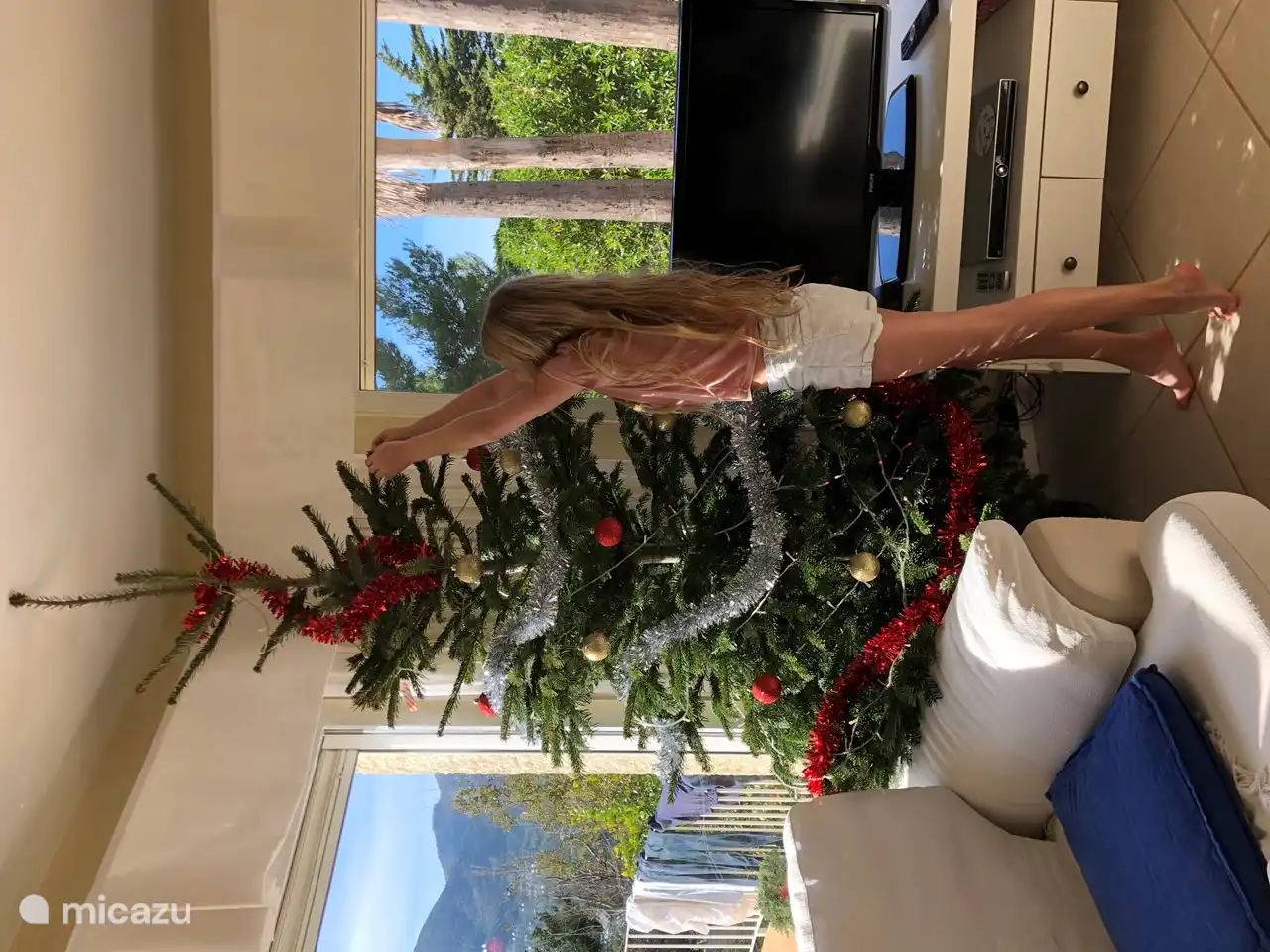 Met Kerst is er een kerstboom ter beschikking