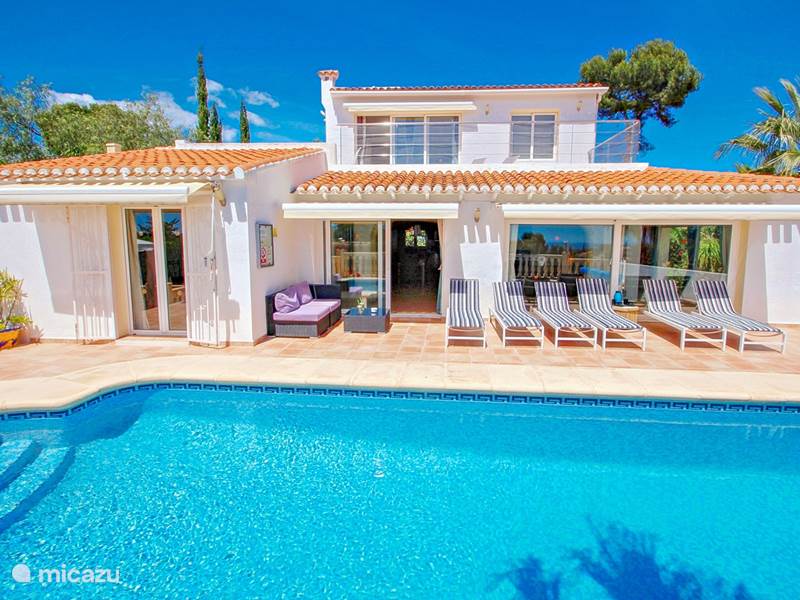 Vakantiehuis Spanje, Costa Blanca, Benissa Villa Michelle zeezicht en privé zwembad
