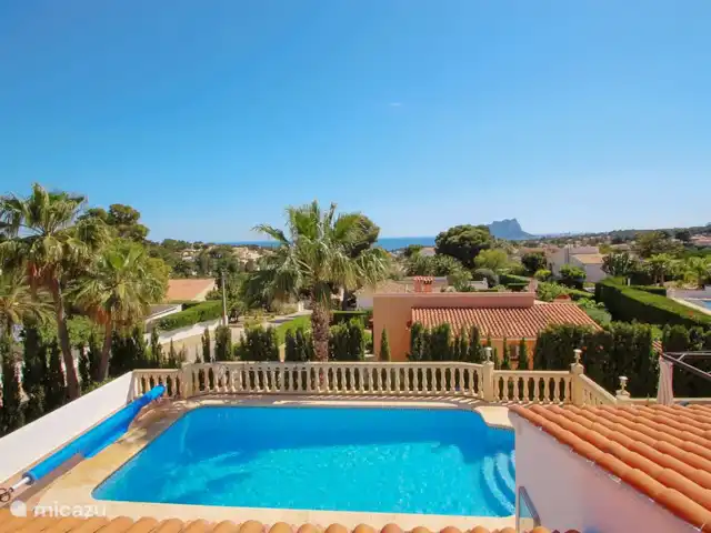 Alquiler a largo plazo, España, Costa Blanca, Benissa, villa Michelle vista al mar y piscina privada