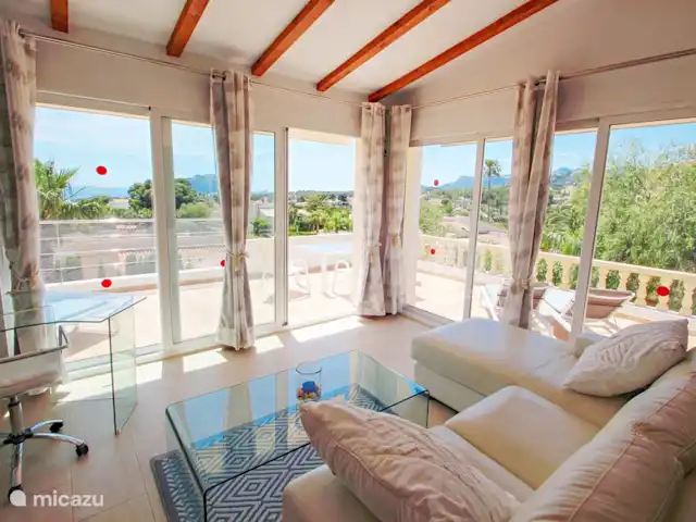 Alquiler a largo plazo, España, Costa Blanca, Benissa, villa Michelle vista al mar y piscina privada