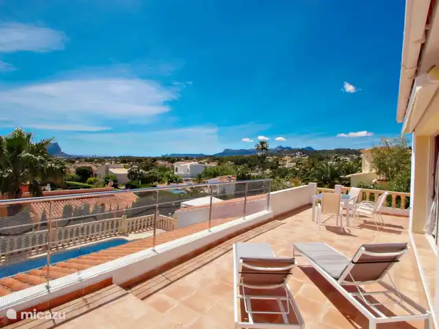 Alquiler a largo plazo, España, Costa Blanca, Benissa, villa Michelle vista al mar y piscina privada