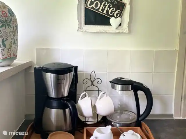 casa vacacional en Países Bajos, Barbante Septentrional, Molenschot – The Lazy Finch Estación de café y té.